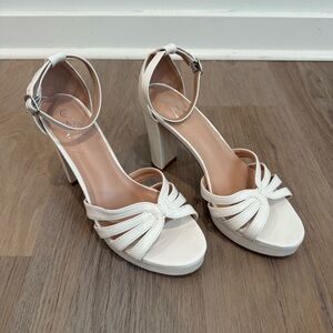 Elegant White Women's Heels